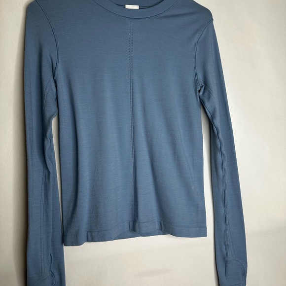 Athleta Long Sleeve Tee - Slate Blue - Picture 1 of 6